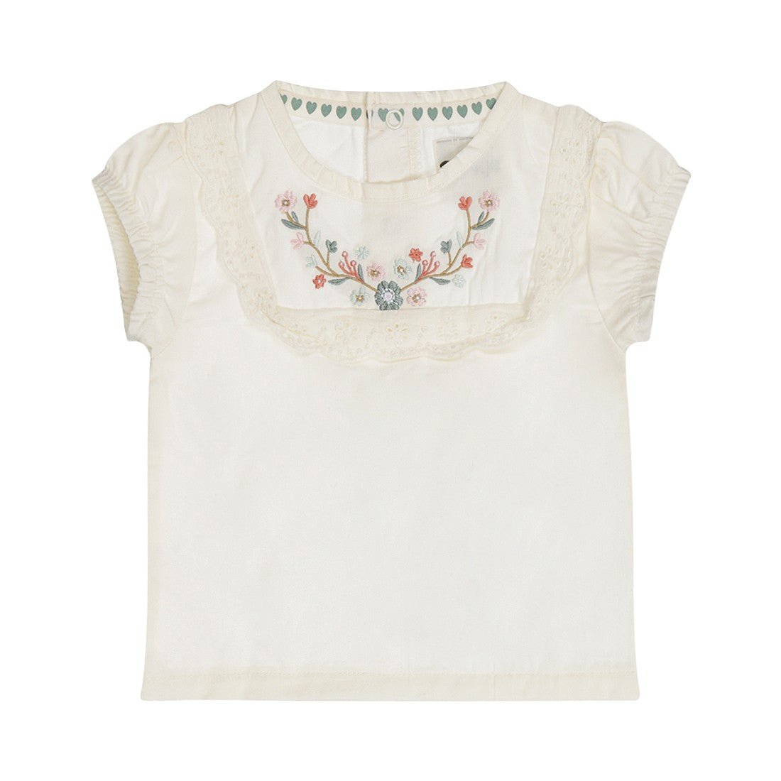 Camicietta Bambina Beige In Cotone Dirkje N58397 - 8720815586323 - DarSaGiocattoli