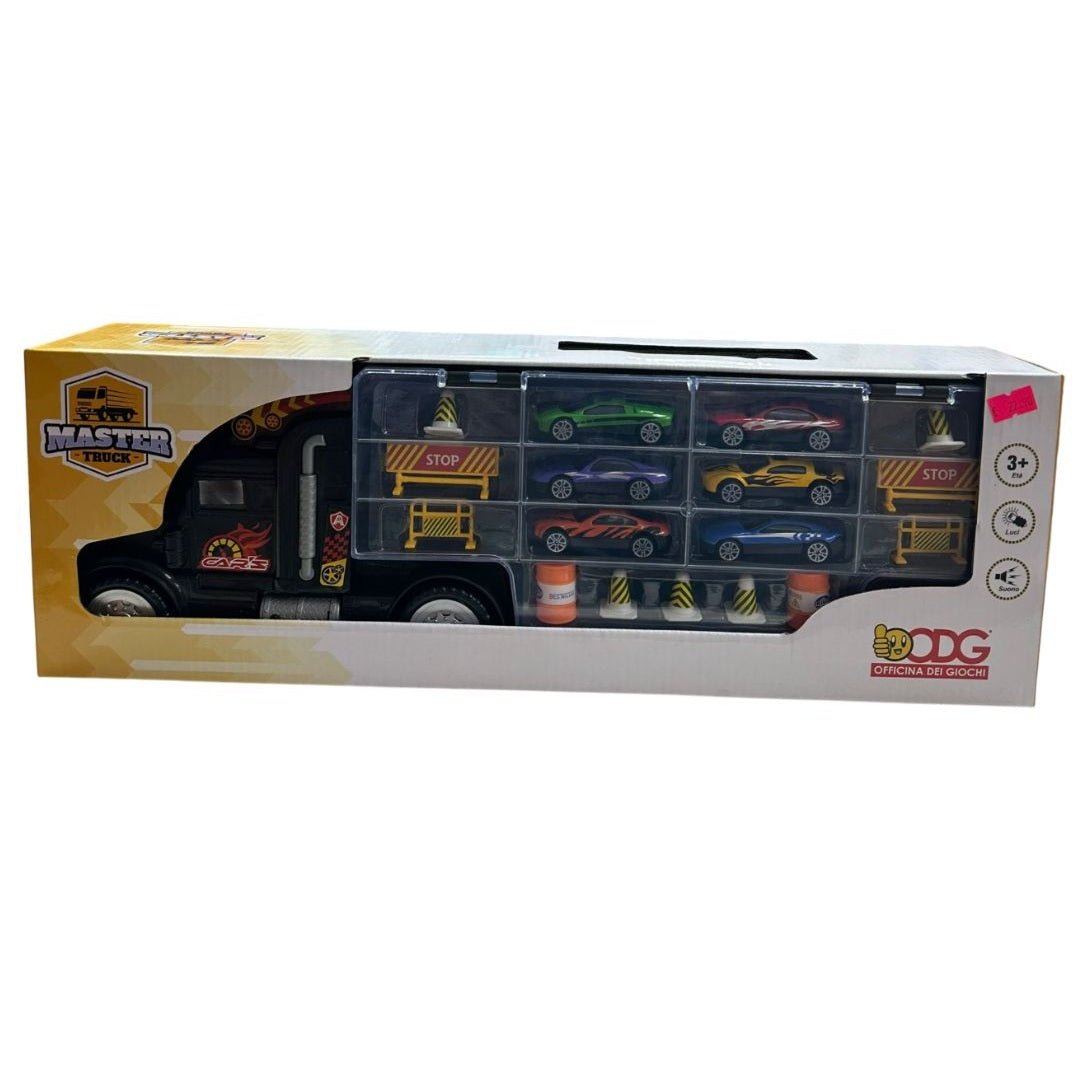 Camion Bisarca Con Auto ODG Die - Cast Grande ODG1074 - 0806891571472 - DarSaGiocattoli