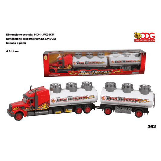 Camion Cisterna Frizione ODG 90 Cm ODG362 - 8056045593627 - DarSaGiocattoli