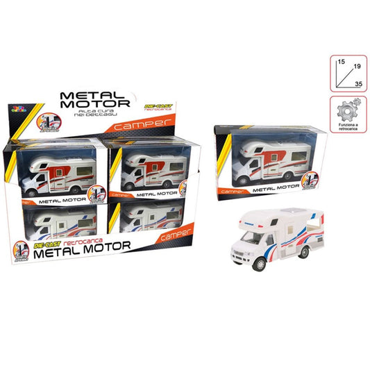 Camper Die Cast Toys Garden 27075 Modellino In Metallo Con Frizione - 8007632270759 - DarSaGiocattoli
