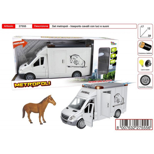 Camper Portacavalli Toys Garden 27555 17x39 cm - 8007632275556 - DarSaGiocattoli