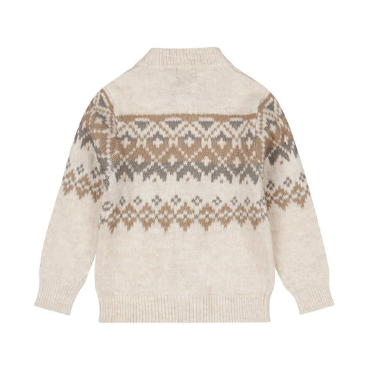 Cardigan Lavorato a Maglia Bambino Dirkje Bianco Sporco O56565 - 8720815509483 - DarSaGiocattoli