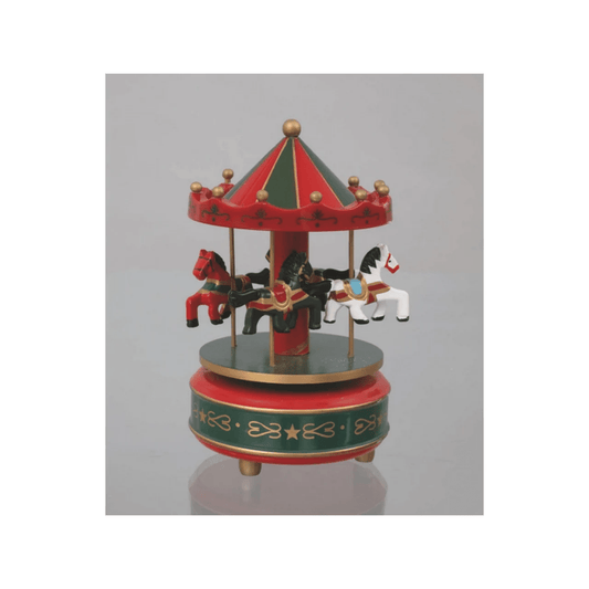 Carillon Giostrina 10 Cm Rosso/Verde Euronatale AC - 1112 - 8019959111127 - DarSaGiocattoli