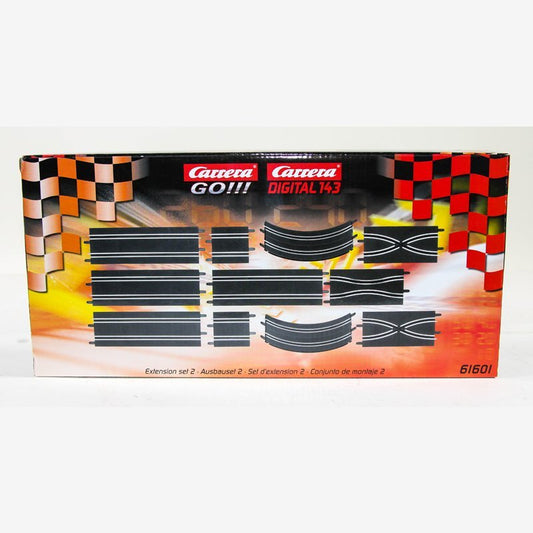 Carrera GO!!! Set di Estensione 2 Pista 1:43 11 Pezzi - 4007486616011 - DarSaGiocattoli