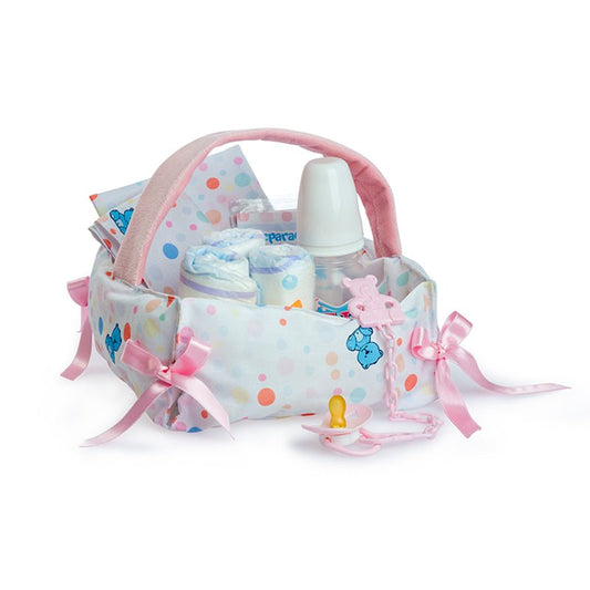 Cestino Susu Per Bambole Con Accessori 38 cm Berjuan 6104-24 - 8421560061041 - DarSaGiocattoli