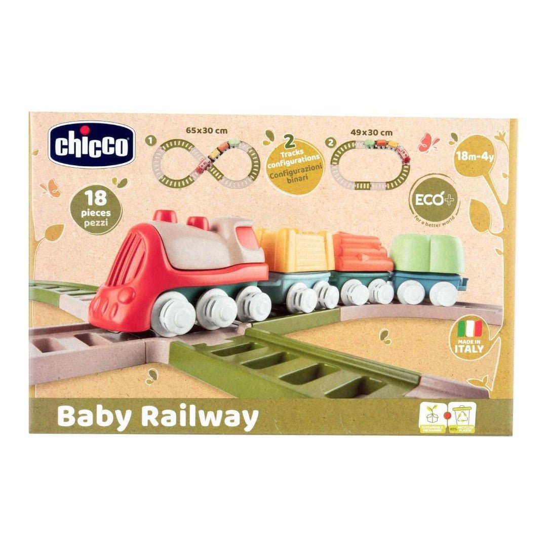 Chicco Baby Railway Eco+ Trenino (Treno) Bambini 11543 - 8058664164318 - DarSaGiocattoli