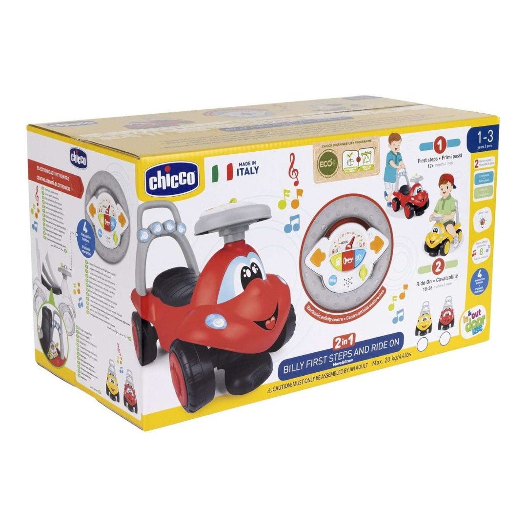 Chicco Billy Walk e Ride Eco+ Primi Passi Girello - 8058664156344 - DarSaGiocattoli