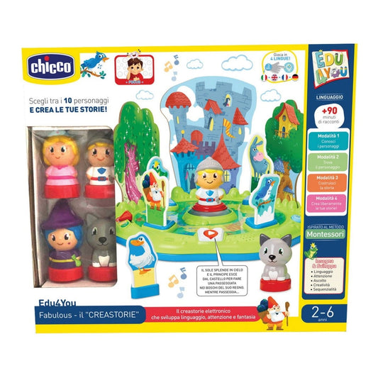 Chicco Fabulous il Creastorie Cantastorie per Bambini in 4 Lingue - 8058664139439 - DarSaGiocattoli