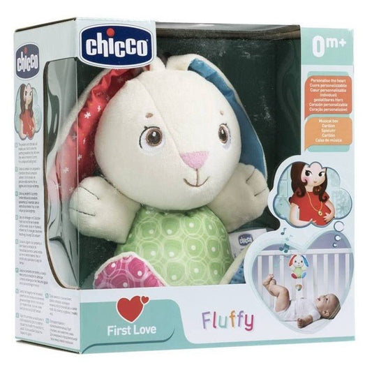 Chicco Fluffy First Love Carillon Coniglietto Peluches 07930 - 8058664067145 - DarSaGiocattoli