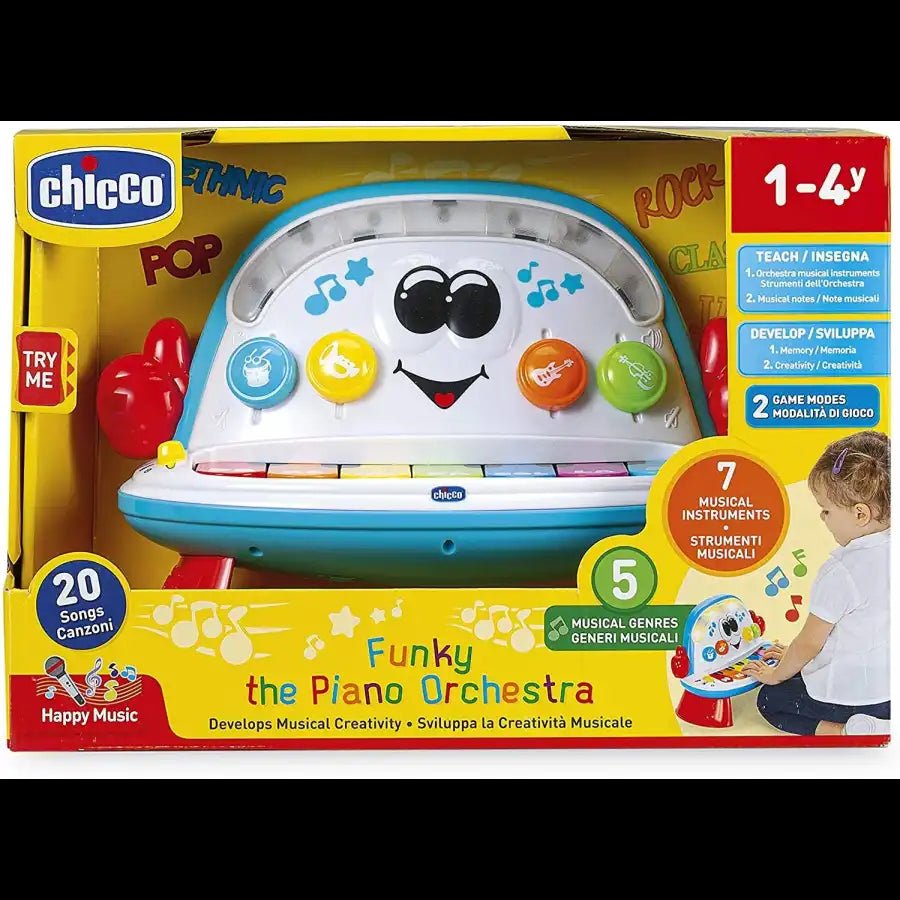 Chicco Funky Piano Orchestra Gioco Musicale 10111 - 8058664122486 - DarSaGiocattoli