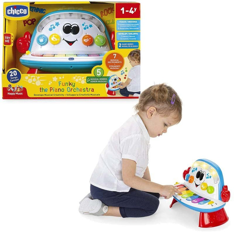 Chicco Funky Piano Orchestra Gioco Musicale 10111 โ DarSaGiocattoli
