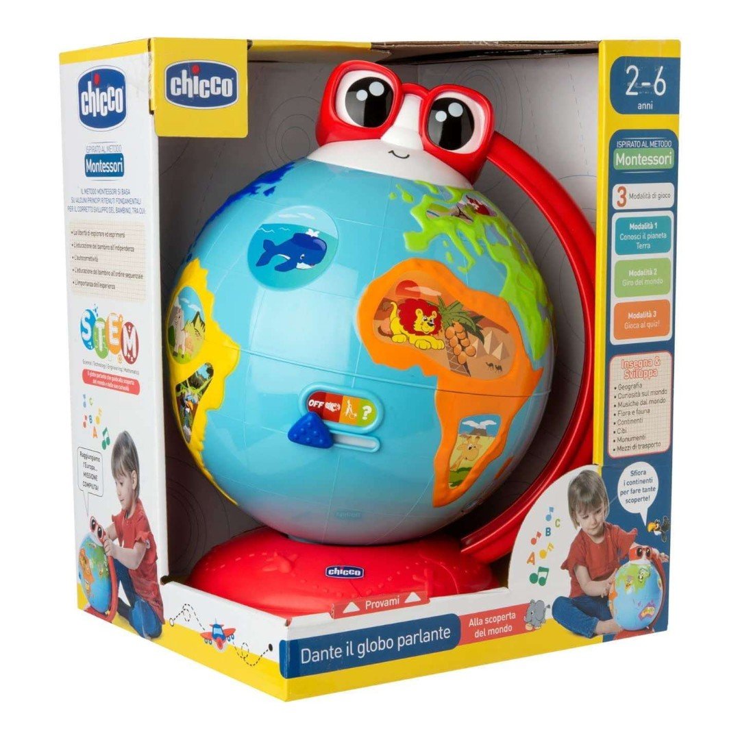 Chicco Gioco Dante Il Globo Parlante - 8058664154302 - DarSaGiocattoli