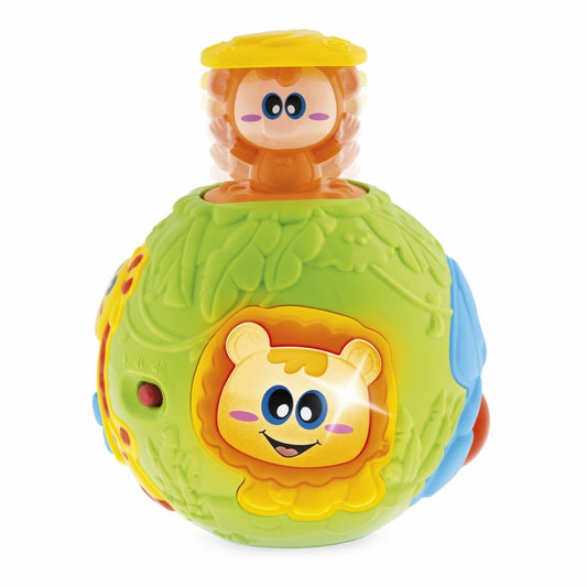 Chicco Gioco Palla Pop Up Palla Musicale con Effetto Sorpresa a Tema Giungla 6 - 36 Mesi 934000 - 8058664086979 - DarSaGiocattoli