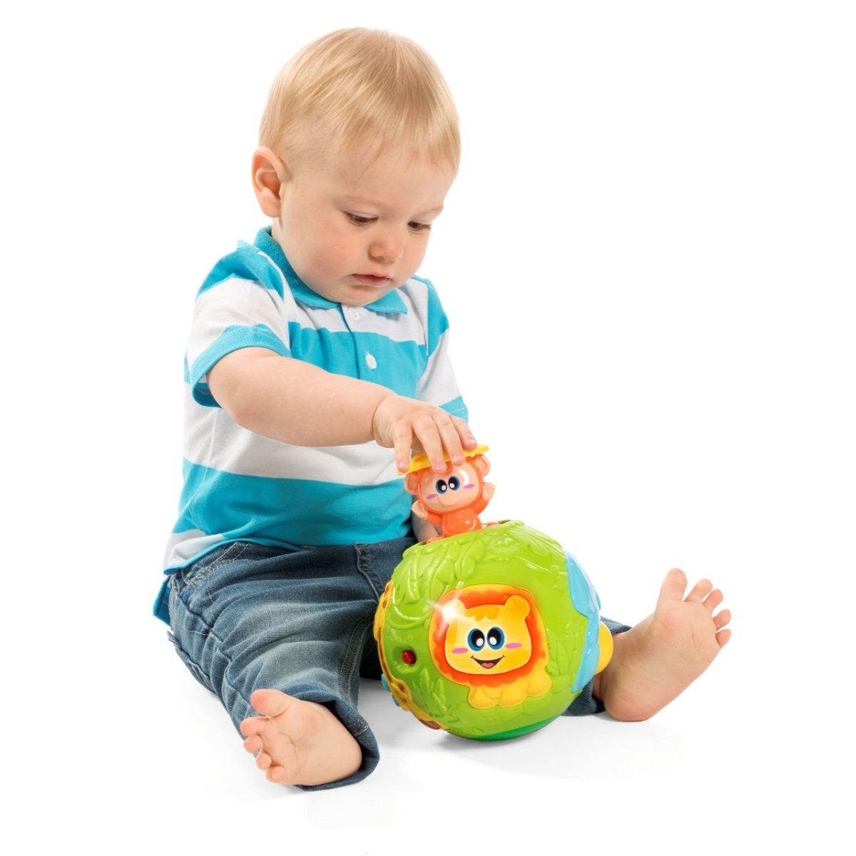 Chicco Gioco Palla Pop Up Palla Musicale con Effetto Sorpresa a Tema Giungla 6 - 36 Mesi 934000 - 8058664086979 - DarSaGiocattoli
