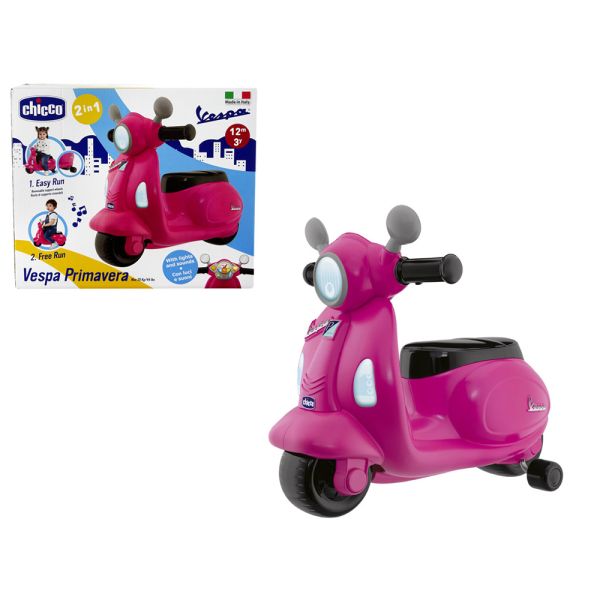 Chicco Vespa Primavera Rosa Cavalcabile 09519.10 - 8058664097609 - DarSaGiocattoli