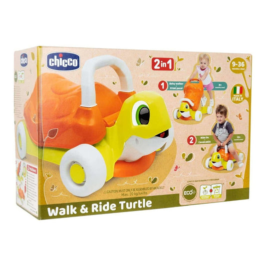Chicco Walk&Ride Turtle Eco+ Primi Passi Cavalcabile 10181