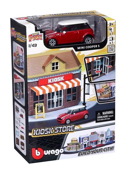 City Playset In Scala 1:43 Burago 390804.012 - 4893993315000 - DarSaGiocattoli
