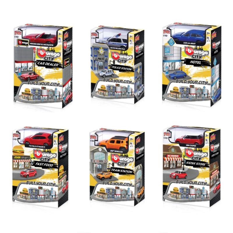City Playset In Scala 1:43 Burago 390804.012 - 4893993315000 - DarSaGiocattoli