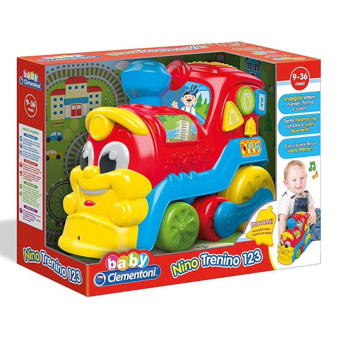 Clementoni 14970 - Nino Trenino 123 - 8005125149704 - DarSaGiocattoli