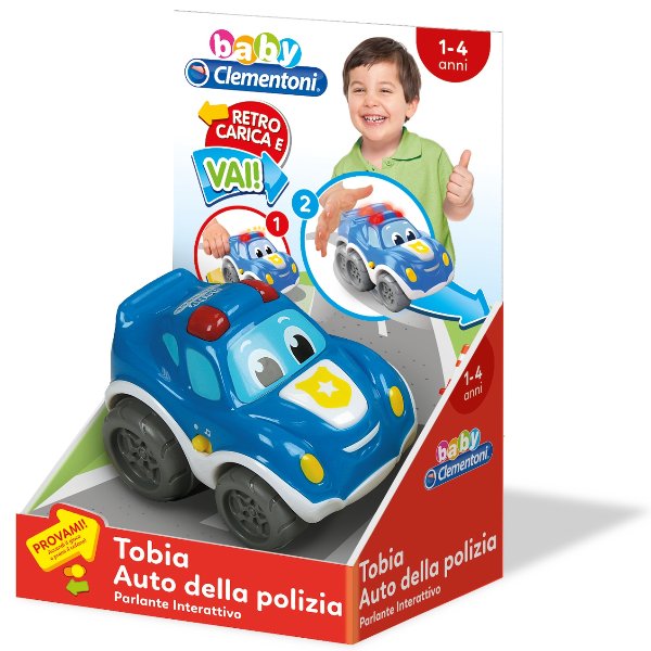 Clementoni 17154 Tobia Auto della Polizia - 8005125171545 - DarSaGiocattoli