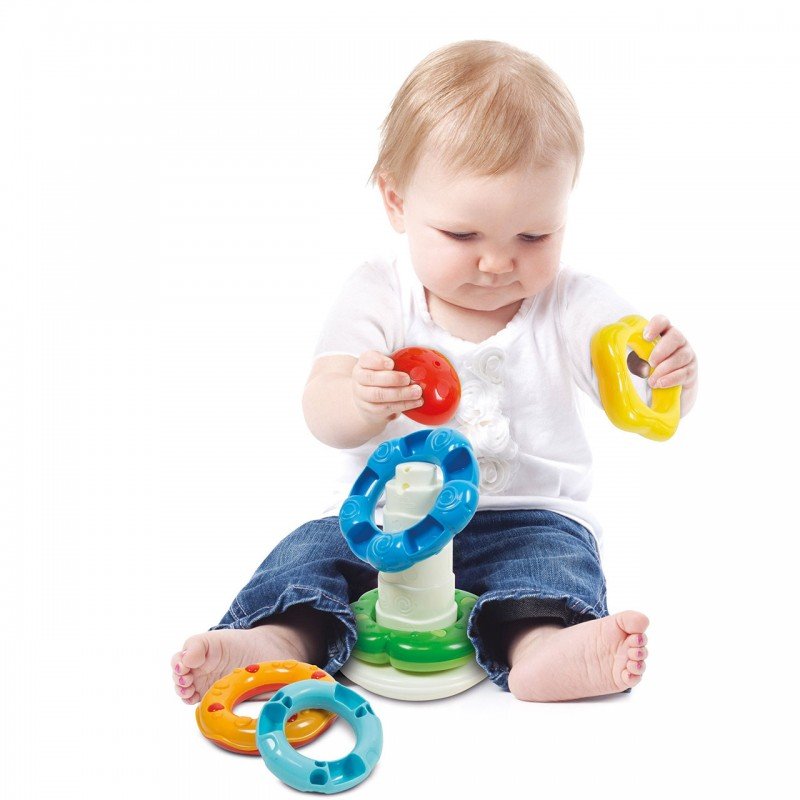 Clementoni Anelli Impilabili Bosco Allegro 17103 - 8005125171033 - DarSaGiocattoli