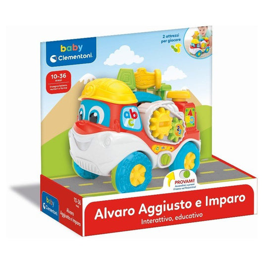 Clementoni Baby Alvaro Aggiusto e Imparo Camion Bambini e Attrezzi 17990 - 8005125179909 - DarSaGiocattoli