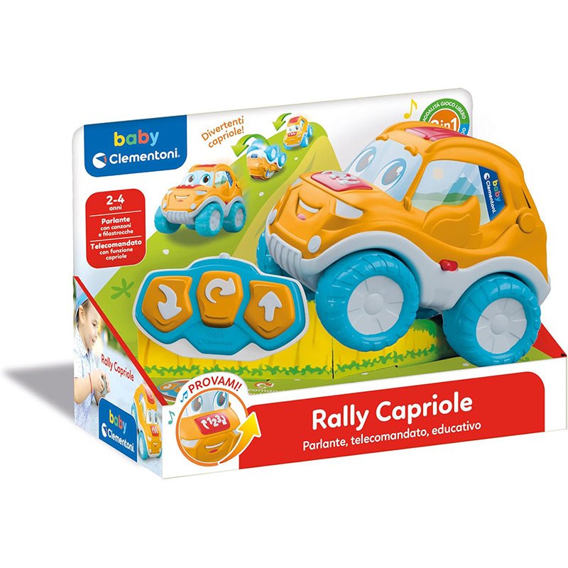 Clementoni Baby Rally Capriol Macchinina Bambino 2 - 4 Anni 17996 - 8005125171545 - DarSaGiocattoli