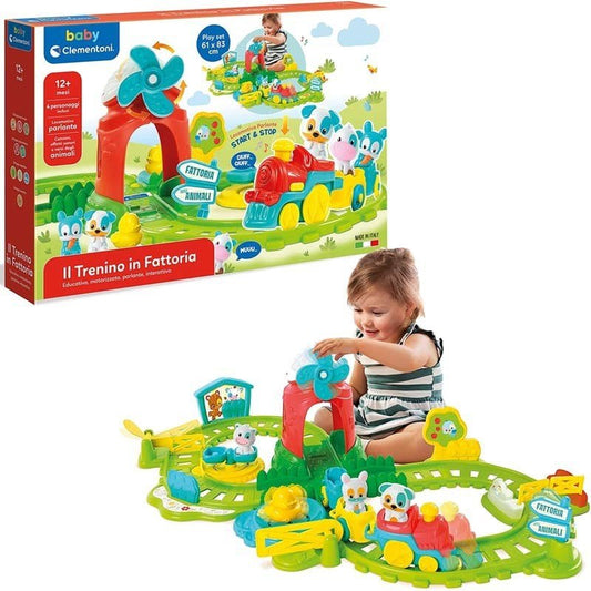 Clementoni Baby Trenino in Fattoria Treno Giocattolo Bambini 17756 - 8005125177561 - DarSaGiocattoli