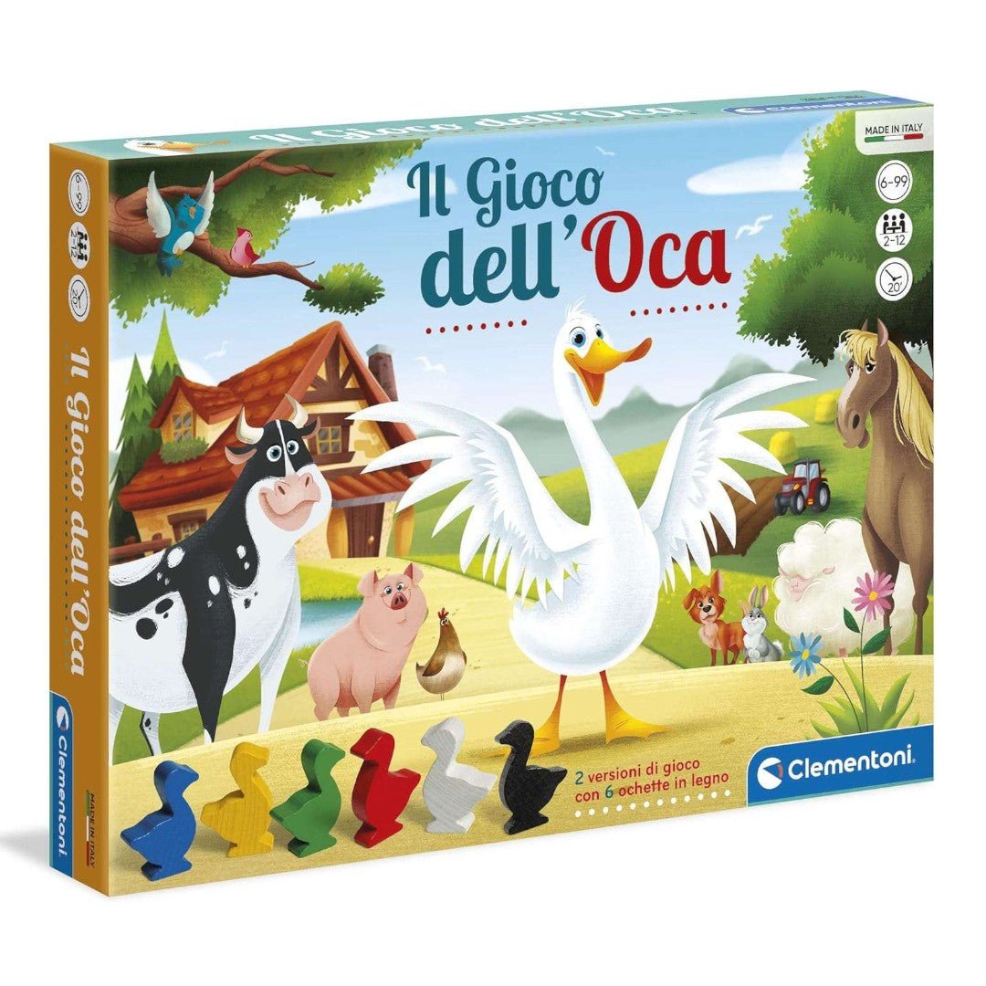 Clementoni Dell'Oca Gioco Da Tavolo Colore Multicolore 12927 - 8005125129270 - DarSaGiocattoli