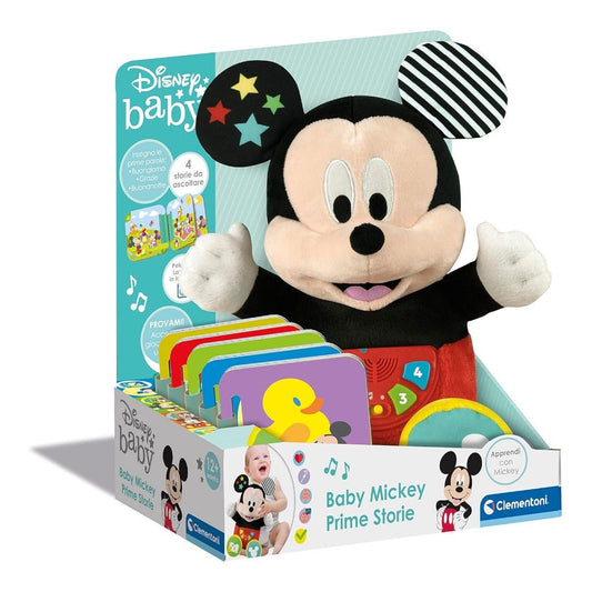 Clementoni Disney Baby Mickey Prime Racconta Storie Peluche 17734 - 8005125177349 - DarSaGiocattoli