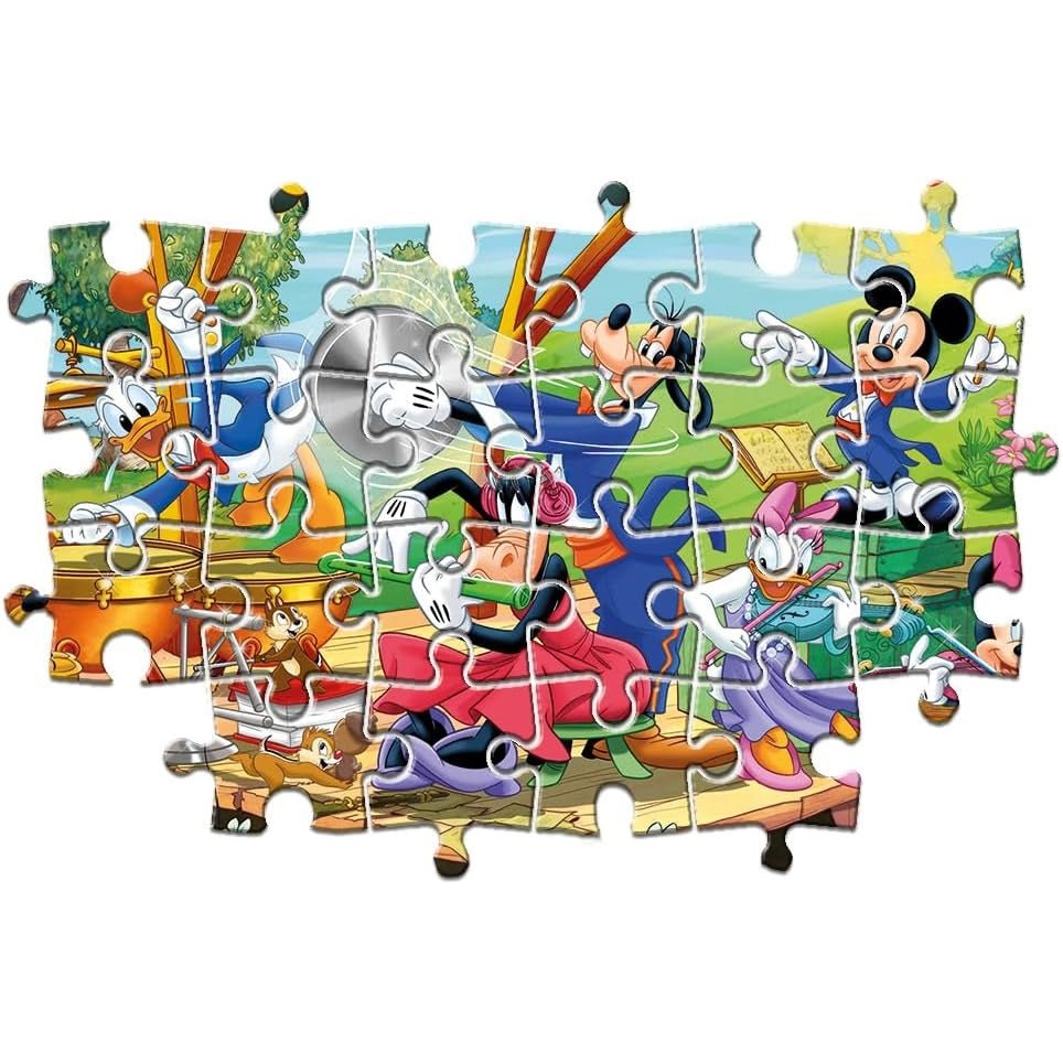 Clementoni Disney Mickey And Friends Supercolor Friends - 2X60 (Include 2 60 Pezzi) 21620 - 8005125216208 - DarSaGiocattoli