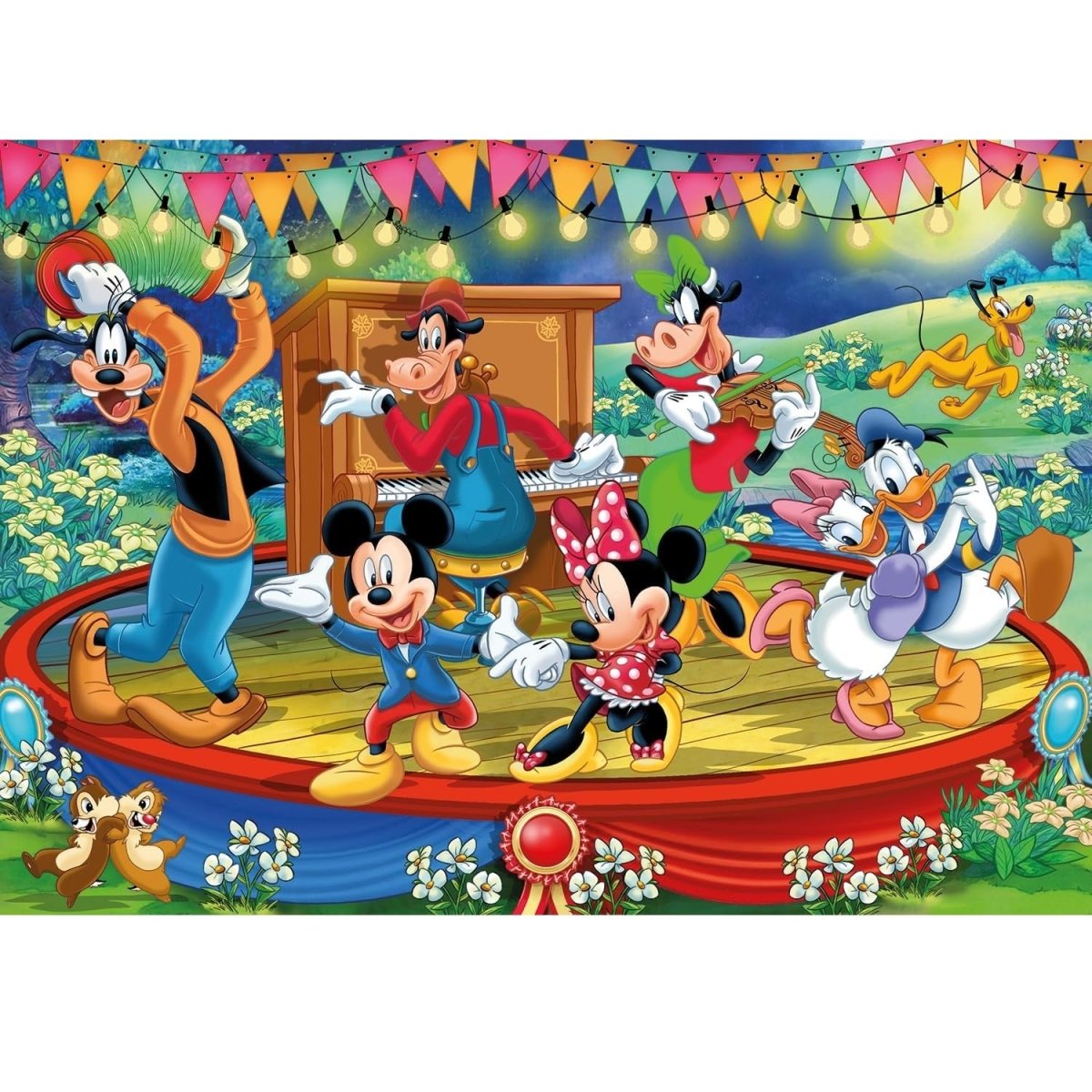 Clementoni Disney Mickey And Friends Supercolor Friends - 2X60 (Include 2 60 Pezzi) 21620 - 8005125216208 - DarSaGiocattoli