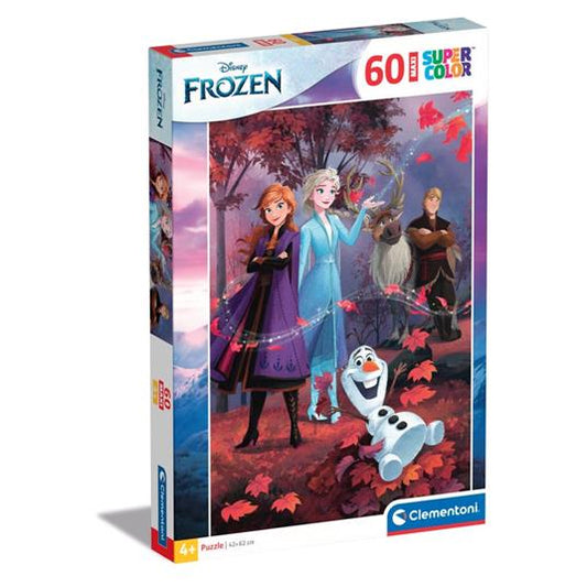 Clementoni Disney Puzzle Frozen 2 Supercolor Frozen - 60 Pezzi 26474 - 8005125264742 - DarSaGiocattoli