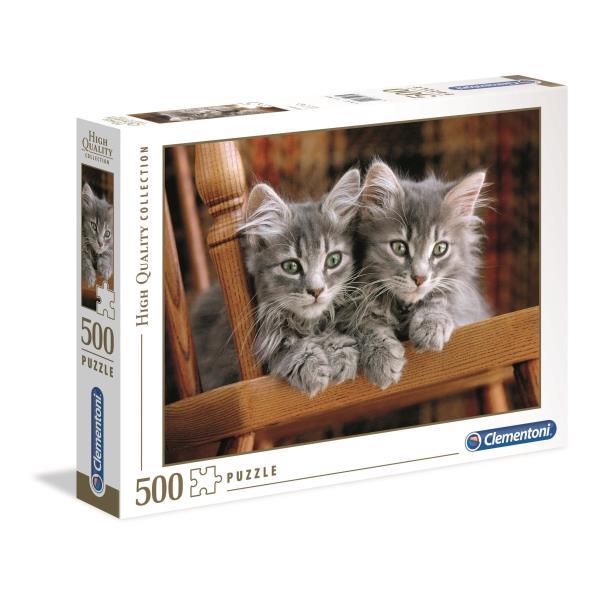 Clementoni Kittens Puzzle 500 Pezzi Multicolore 30545 - 8005125305452 - DarSaGiocattoli