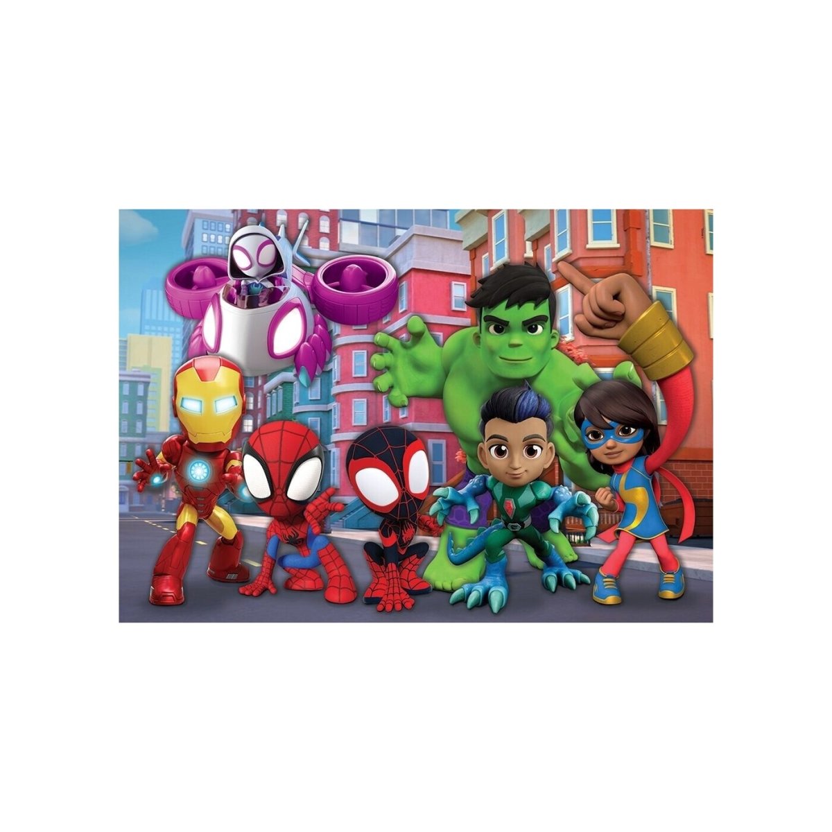 Clementoni Marvel Puzzle Spidey And His Amazing Friends Supercolor Friends - 24 Maxi Pezzi 24249 - 8005125242498 - DarSaGiocattoli