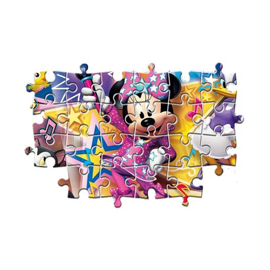 Clementoni Mickey & Friends Supercolor Puzzle - Minnie Happy Helper - 60 pezzi 26443 - 8005125264438 - DarSaGiocattoli