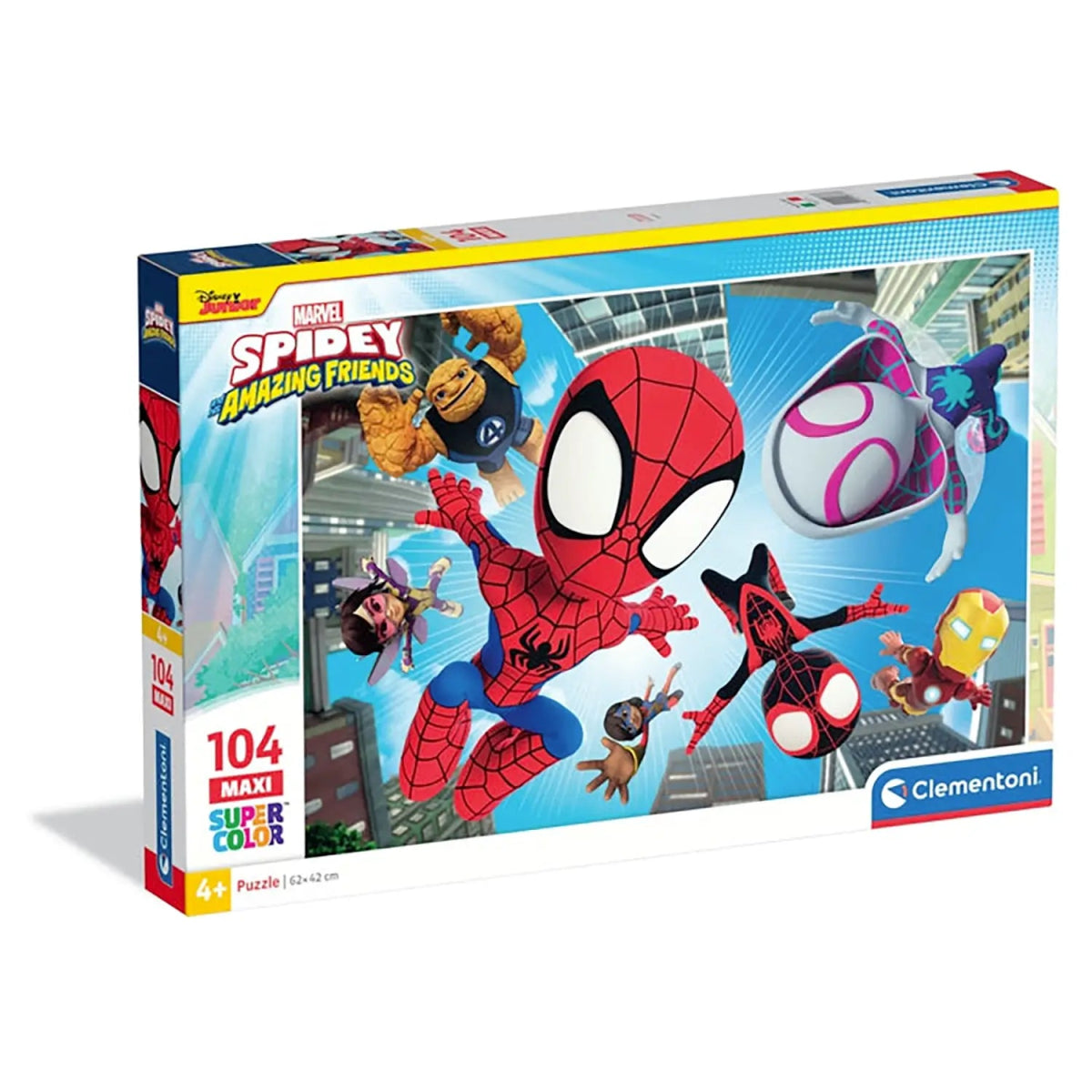 Clementoni Puzzle Marvel Spidey Supercolor 104 Pezzi 23777 - 8005125237777 - DarSaGiocattoli