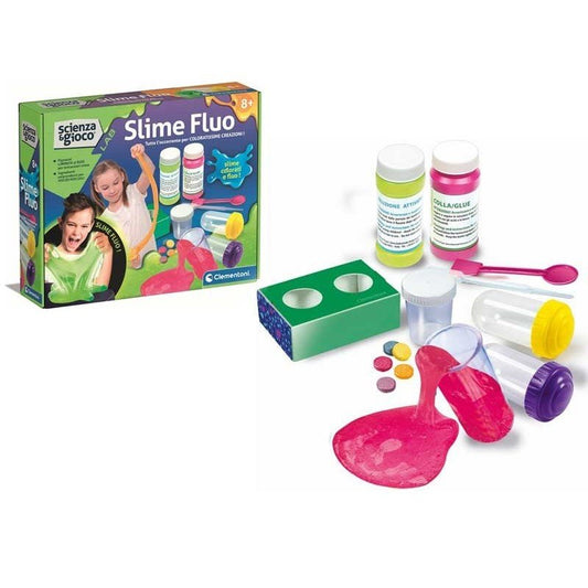 Clementoni Slime Fluo 19397 - 8005125193974 - DarSaGiocattoli