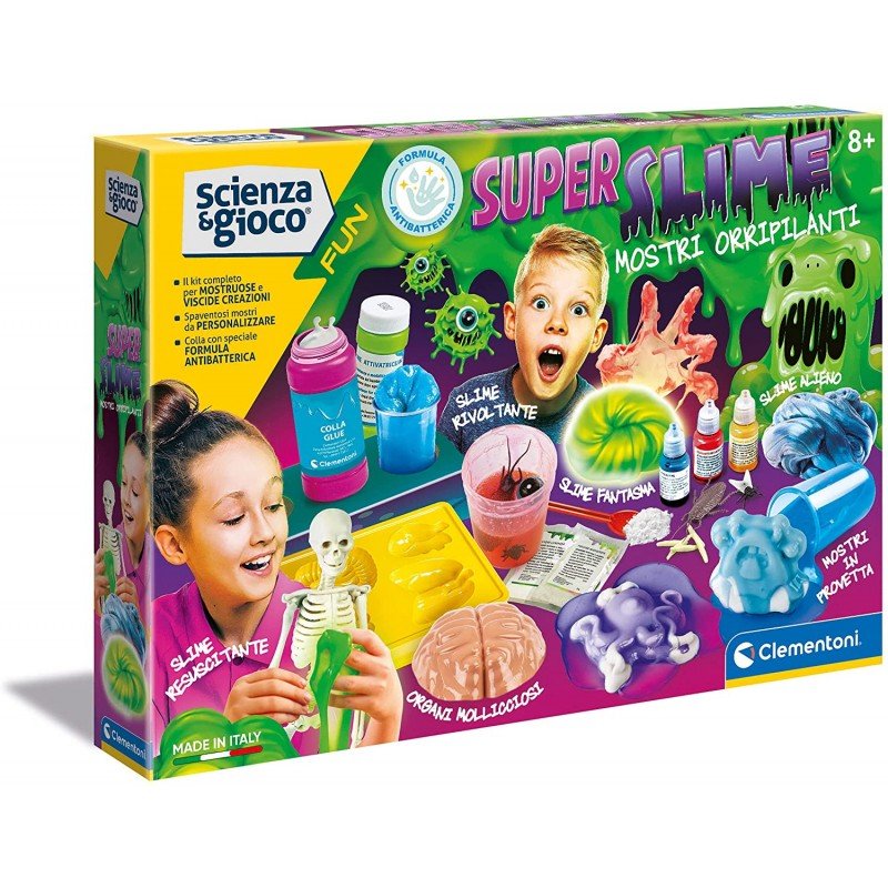 Clementoni Super Slime Mostri Orripilanti 19253 - 8005125192533 - DarSaGiocattoli