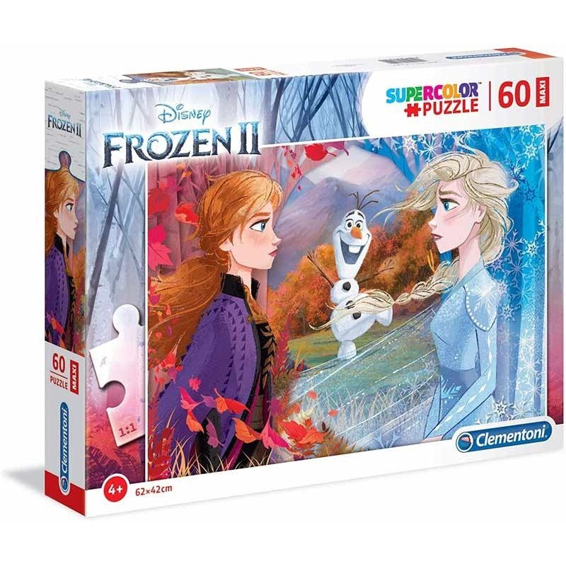 Clementoni Supercolor Puzzle Disney Frozen 2 - 60 Maxi Pezzi 26452 - 8005125264520 - DarSaGiocattoli