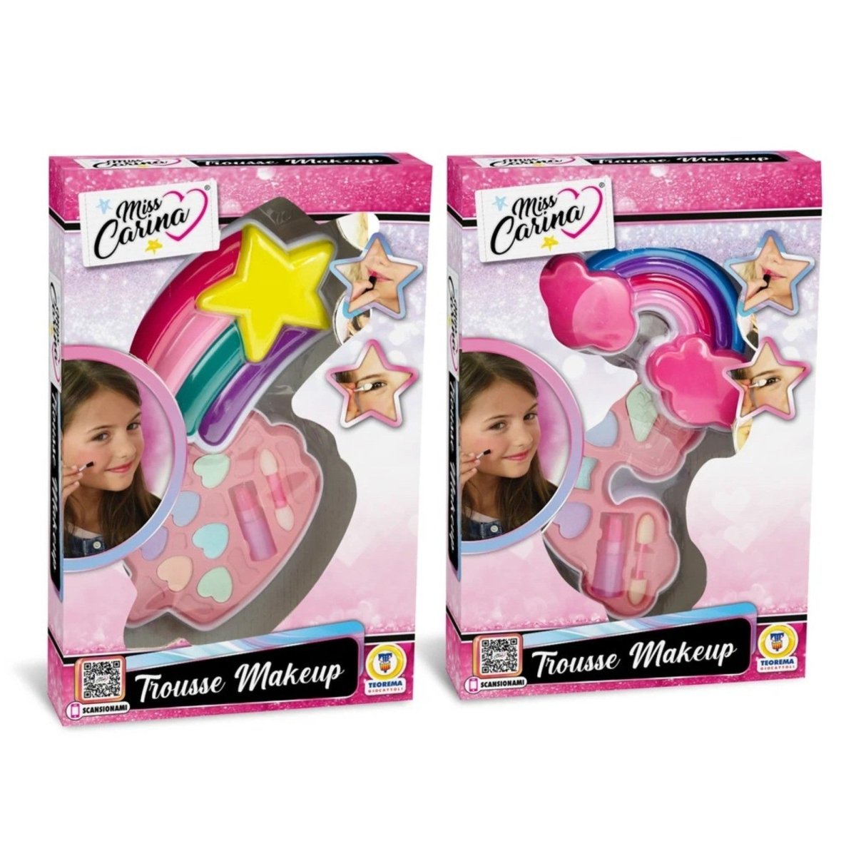 Cofanetto Trucchi Rainbow Teorema 68397 Miss Carina Per Bambina - 8017967683971 - DarSaGiocattoli