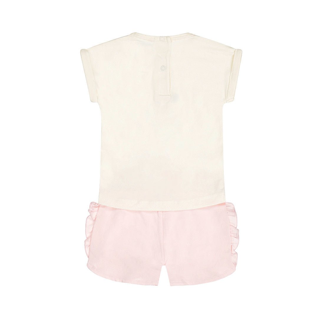 Completo Bambina 2 Pezzi Pantaloncini e T-Shirt Rosa Dirkje N58423 - 8720815587498 - DarSaGiocattoli