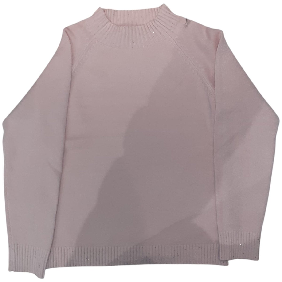 Completo Bambina Maglione Rosa Pantaloni Neri Gamba Larga Felpato Injuly AZ - 3016 - 1195750030168 - DarSaGiocattoli