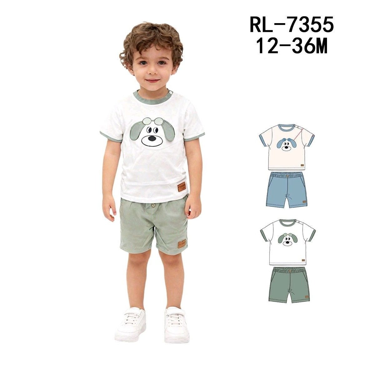 Completo Bambino T-Shirt e Pantaloncini Repanda RL - 7355 -  - DarSaGiocattoli