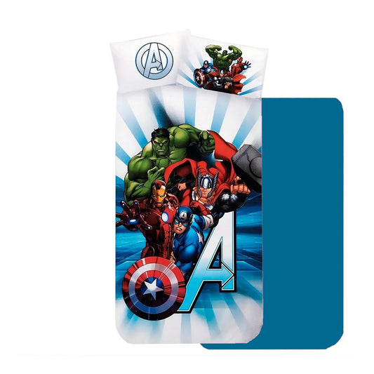 Completo Letto Lenzuola Avengers Bambino Marvel Disney Home AVE - 1170 - 5949082527973 - DarSaGiocattoli