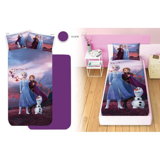 Completo Letto Lenzuola Frozen Bambina Disney Home AVE - 1172 - 5949082527997 - DarSaGiocattoli