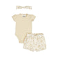 Completo Neonata 3 Pezzi Body Pantaloncini e Fascia Per Capelli Dirkje N58341 - 8720815584015 - DarSaGiocattoli