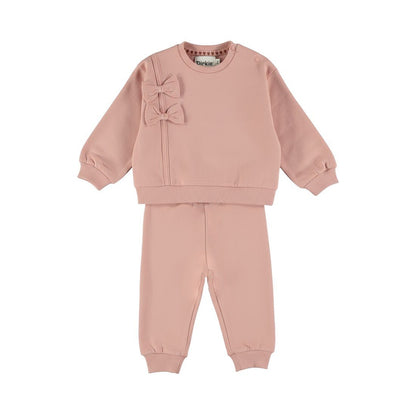 Completo Neonata Dirkje M60301 Felpa Con Rouches e Jogger 3-24 Mesi - 8720815668074 - DarSaGiocattoli