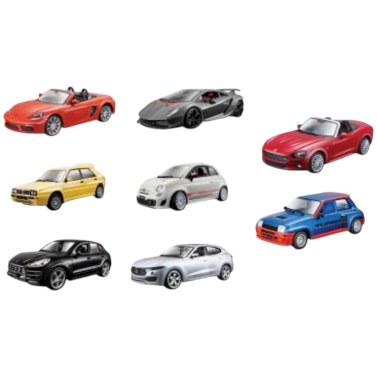 Confezione 6 Auto Assortite 1:24 Burago 18-20001 - 14893993017703 - DarSaGiocattoli