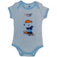 Coppia Di Body Neonato In Cotone Azzurro e Bianco Repanda RP - GS2106 -  - DarSaGiocattoli